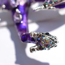 Elegant Enameled Dragon Brooches for Women Men Rhinestone Pin Multi Color Gift - £15.14 GBP