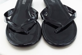 Seychelles Sz 8.5 M Black Flip Flop Synthetic Women Sandals - £15.60 GBP