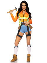 2 PC Nailed It Construction Worker  includes zip up romper and reflective garter - £67.94 GBP