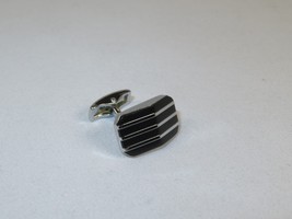 Men J.Valintin Cufflinks by Vitorofolo for French Cuff Shirt V35-34 Black Silver image 4