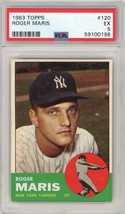 1963 Topps Roger Maris #120 PSA 5 P1382 - $103.95