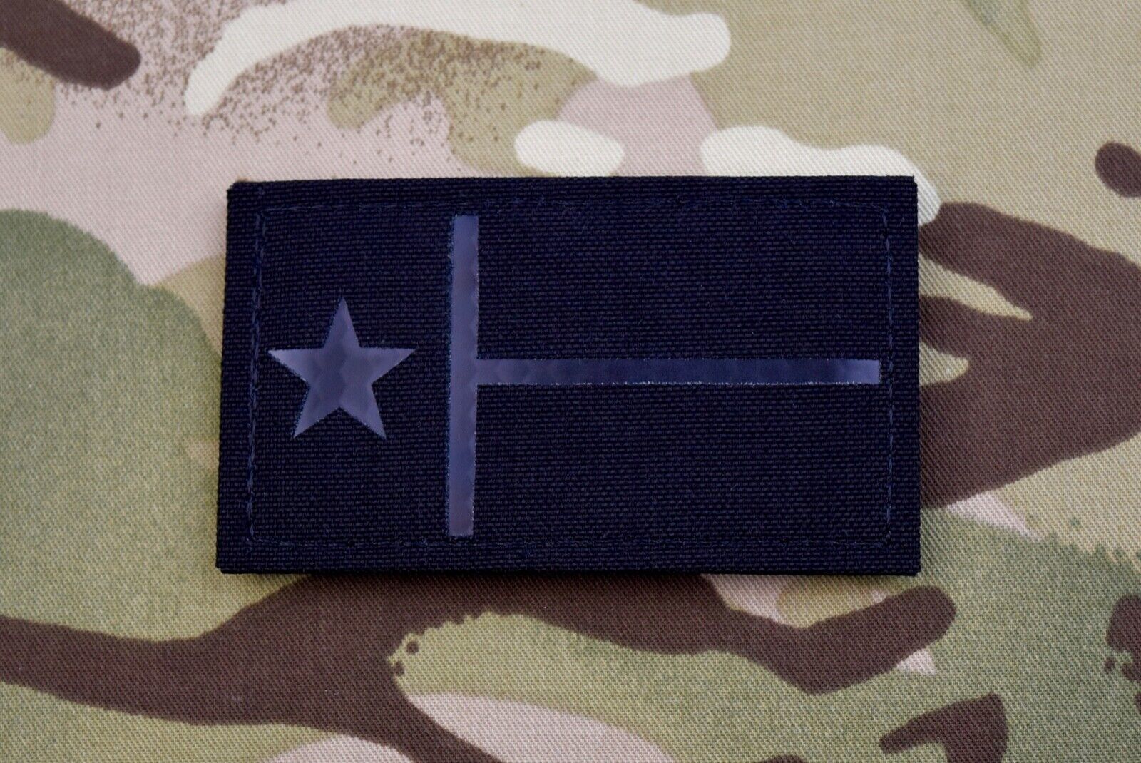 Texas State Flag Blackout Infrared Call Sign Patch IR Lone Star State TX - $23.33