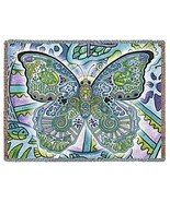 72x54 BLUE MORPHO BUTTERFLY Afghan Throw Blanket - £49.61 GBP