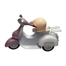 Our Generation Og Vespa Scooter For 18&quot; Dolls With Helmet Lavender &amp; Grey - £31.02 GBP