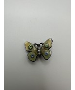 Butterfly Rhinestone Hair Clip 1&quot; BB9 - $301.06 MXN