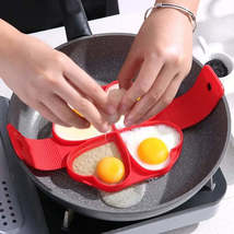 Assorted Silicone Egg &amp; Pancake Ring Mold - Nonstick - £7.78 GBP+