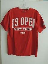 T Shirt Size M US Open New York 1998 White on Red Tee NYC Tennis Souveni... - £12.66 GBP