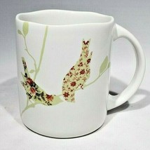 222 Fifth porcelain MUG Chintz Birds on branches wavy edge style - £8.61 GBP