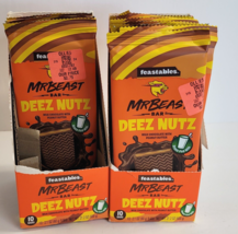 (15) Mr Beast Feastables DEEZ NUTZ Chocolate Peanut Butter Bar 2.1 oz  -... - £53.01 GBP