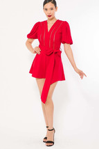Women&#39;s Crochet Detailed Fashion Romper - $37.00