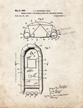 Vessels Having A Collapsible Bottom And Inflatable Surround Patent Print - Old L - $7.95+