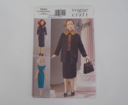 VOGUE CRAFT PATTERN #7223 GENE DOLL CIRCA 1955 ENSEMBLE DRESS COAT BAGUN... - £15.32 GBP