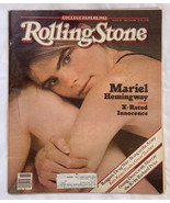 Rolling Stone Magazine April 15 1982 issue 367 Mariel Hemingway cover - €5,21 EUR