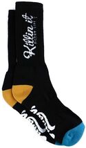 Chaussettes Crew Filthy D Contrast Noires Ou Turquoises - $5.95