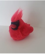 K&amp;M International Plush Audubon Red Cardinal Real Bird Call Sound Works ... - £7.79 GBP