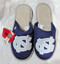 NCAA UNC Tar Heels Mesh Slide Slippers Striped Sole Size S by FOCO - £23.59 GBP