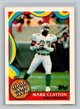 Mark Clayton #12 1989 Topps Miami Dolphins 1000 Yard Club - £1.59 GBP