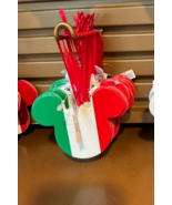 Disney Parks Mickey Mouse Icon Italy Flag Disc Ornament NEW - $40.87 CAD