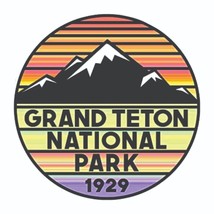 Grand Teton National Park Sticker Wyoming National Park Decal - £2.87 GBP