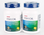 GNC Fish Oil Omega 3 Supplement 90ct 300mg Lot of 2 BB12/24+ Lemon Flavor - £18.93 GBP