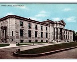 Public Library Building Louisville Kentucky KY UNP DB Postcard R25 - £3.07 GBP