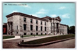Public Library Building Louisville Kentucky KY UNP DB Postcard R25 - £3.12 GBP