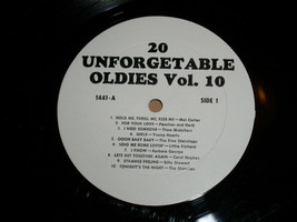 20 Unforgettable Oldies Vol. 10 Vinyl Record Album Various Artists Vintage - £20.41 GBP