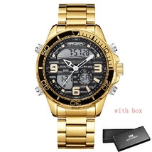 Fashion Sport Military Gold Wrist Watches Man 2022 Men Wrist Watches Clock Wrist - £42.09 GBP