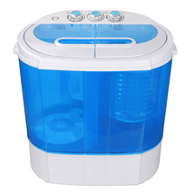 Portable Washing Machine Mini Twin Tub With Washer &amp; Spinner Gravity Drain Pump - £127.11 GBP