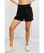 Zenana Seaside Full Size Linen Shorts - £21.97 GBP