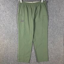 Cherokee Scrubs Pants Men&#39;s Large Polyester Blend Green Workwear L - $14.00 CAD