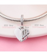 2023 Mother’s Day Collection 925 Sterling Silver Heart &amp; Angel Dangle Ch... - $24.69 CAD
