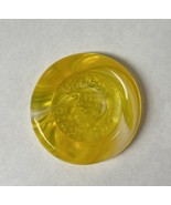 2017 Yellow Art Glass 2” Paperweight Glass Heart Oregon Coast Taft Art S... - €21,49 EUR