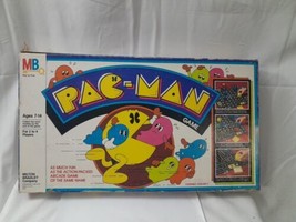 VINTAGE 1980 Pac Man Milton Bradley Board GAME 95% COMPLETE GREEN Ghosts - £35.70 GBP