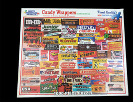 White Mountain 1000 Pc Puzzle  Candy Wrappers Larger Pieces 24&quot; x 30&quot; - $20.01