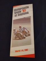 Motorcycle Week &#39;87 at Daytona Brochure - £10.05 GBP