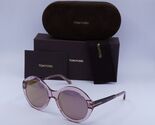 Tom Ford FT1088 72Z Shiny Light Pink/Dark Havana/Violet Mirror 55-19-140... - $279.26