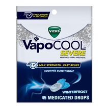 BestBy04/27 Vicks VapoCool Severe Medicated Sore Throat Drops Max Strength 45ct - €9,21 BestBy04/27 Vicks VapoCool Severe Medicated Sore Throat Drops Max Strength 45ct - €9,21 EUR