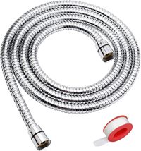 Shower Hose, 69 Inches Extra Long Stainless Steel Handheld Shower Head, ... - £6.26 GBP