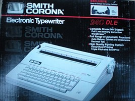 Smith Corona 240 DLE Electric Typewriter Portable Script Printout - £222.02 GBP