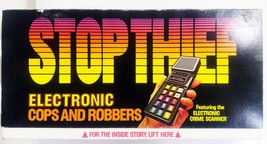 VTG 1979 Stop Thief Board Game WORKS Electronic Cops Robbers Detective C... - $54.44