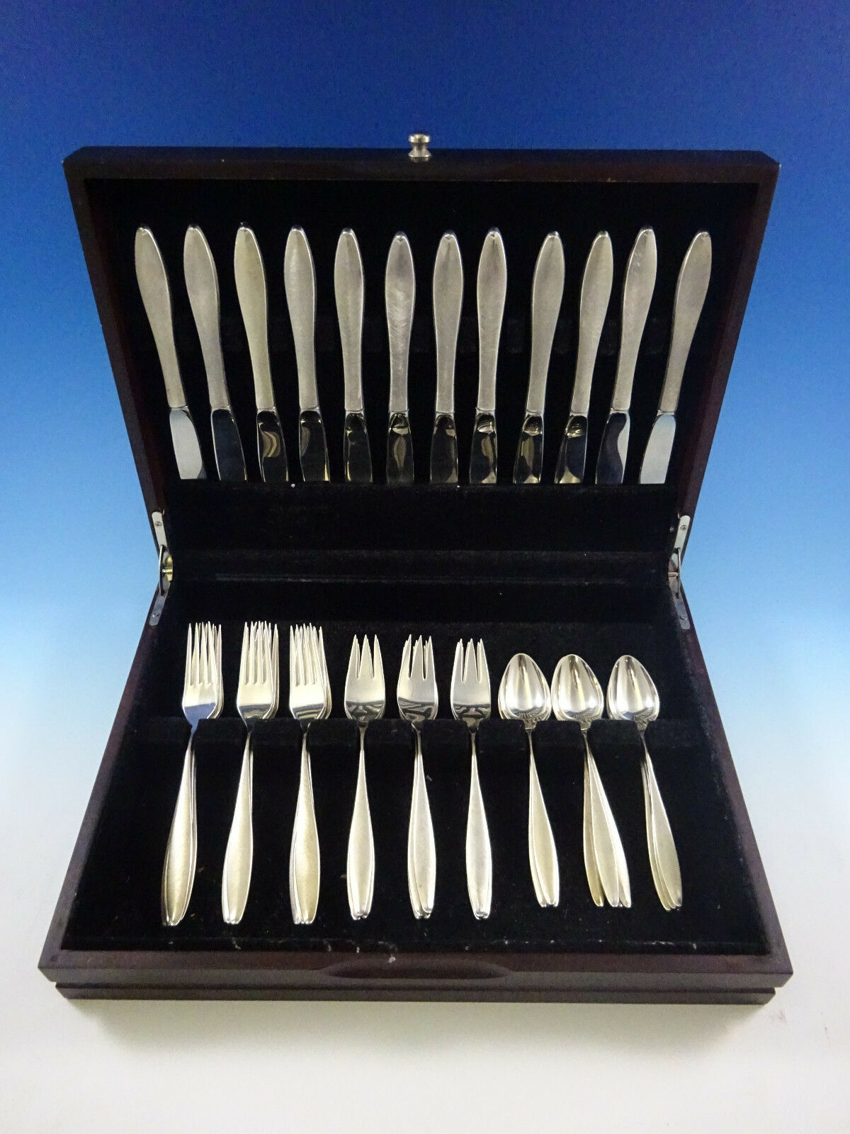 Primary image for RSVP by Towle Sterling Silver Flatware Set For 12 Service Midcentury Modern