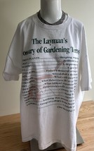 VTG 90s Delta The Layman&#39;s Glossary Of Gardening Terms Worn Gardner  T-S... - $31.49