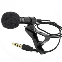 VOXLINK 3.5 mm Microphone Clip Tie Black 1.5M - £6.75 GBP