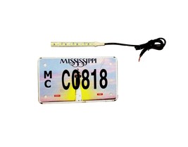 1x White LED Motorcycle Car Truck ATV Rear License Plate Tag Light RS660... - $10.51