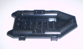 Used Lego Black 12 x 6 Inflatable Rescue Boat Raft Dinghy Army 30086 - £7.77 GBP