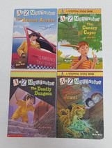 Lot Of 4 A To Z Mysteries Children Chaper Books By Ron Roy: A C D J Caper Jewel - £6.38 GBP