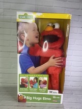 Sesame Street Big Hugs Elmo Stuffed Plush Doll Toy With Sounds A4256 Playskool - £69.41 GBP