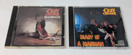 Vintage Ozzy Osborne CD Lot Blizzard Of Ozz &amp; Diary Of A Madman Jet - $19.79