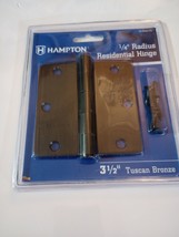 Hampton 1/4&quot; Radius Residential Hinge 3 1/2&quot; Tuscan Bronze 02 3550-175 - £5.54 GBP